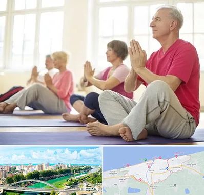 کلاس یوگا سالمندان در بابلسر