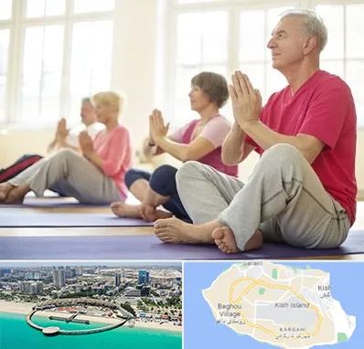 کلاس یوگا سالمندان در کیش