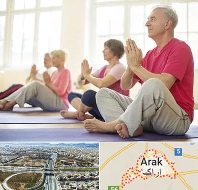 کلاس یوگا سالمندان در اراک