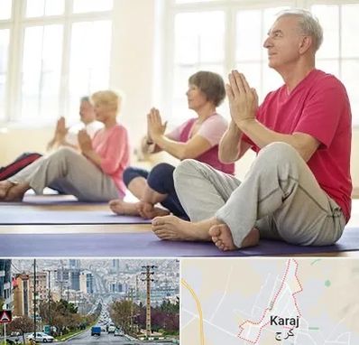 کلاس یوگا سالمندان در گوهردشت