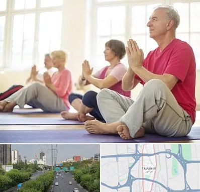 کلاس یوگا سالمندان در توانیر