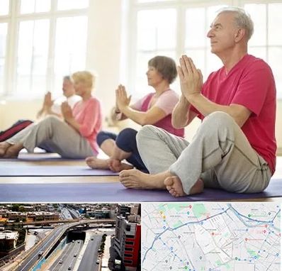 کلاس یوگا سالمندان در ستارخان شیراز