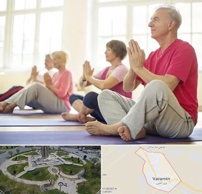 کلاس یوگا سالمندان در ورامین