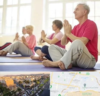 کلاس یوگا سالمندان در تهرانپارس