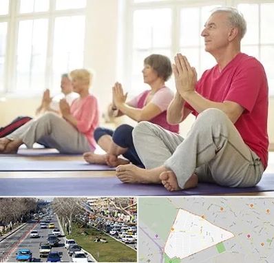 کلاس یوگا سالمندان در احمدآباد مشهد