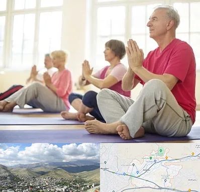 کلاس یوگا سالمندان در رودهن