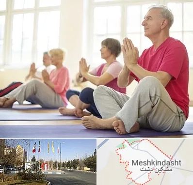 کلاس یوگا سالمندان در مشکین دشت