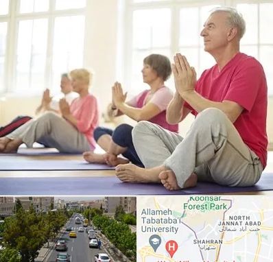 کلاس یوگا سالمندان در شهران