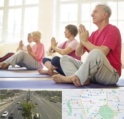 کلاس یوگا سالمندان در منطقه 17 تهران