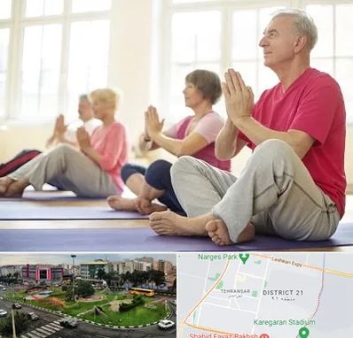 کلاس یوگا سالمندان در تهرانسر
