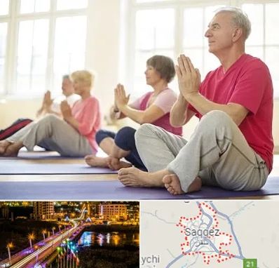 کلاس یوگا سالمندان در سقز