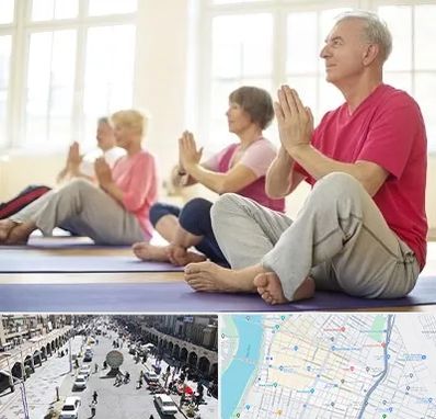 کلاس یوگا سالمندان در نادری اهواز