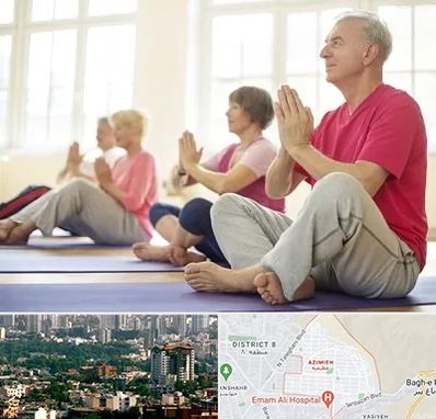 کلاس یوگا سالمندان در عظیمیه کرج