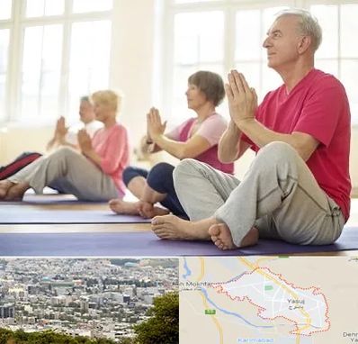 کلاس یوگا سالمندان در یاسوج