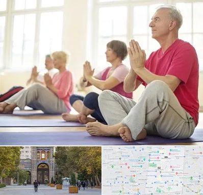 کلاس یوگا سالمندان در منطقه 12 تهران