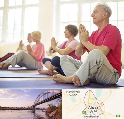 کلاس یوگا سالمندان در اهواز