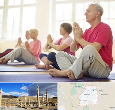 کلاس یوگا سالمندان در مرودشت
