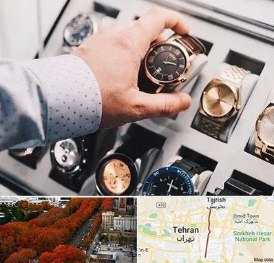 فروشگاه ساعت مچی در ولیعصر 