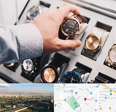 فروشگاه ساعت مچی در هنگام