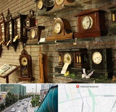 فروشگاه ساعت دیواری در بلوار فرحزادی