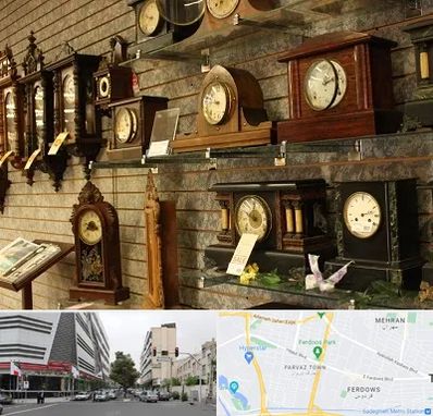 فروشگاه ساعت دیواری در بلوار فردوس 