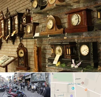 فروشگاه ساعت دیواری در چهارراه استانبول