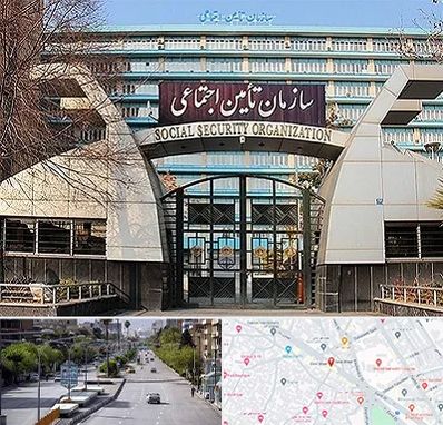 کارگزاری بیمه تامین اجتماعی در خیابان زند شیراز