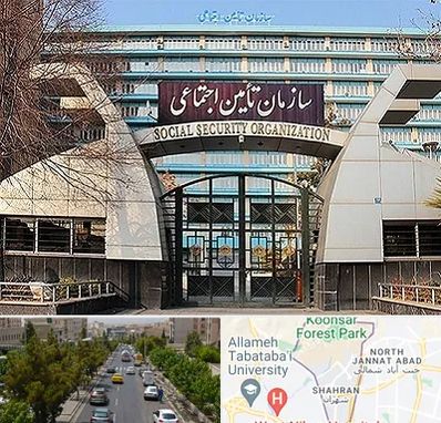 کارگزاری بیمه تامین اجتماعی در شهران 