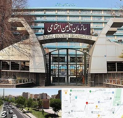 کارگزاری بیمه تامین اجتماعی در شهرک آزمایش