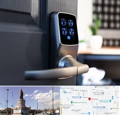 درب برقی در کارگر جنوبی