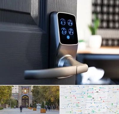 درب برقی در منطقه 12 تهران