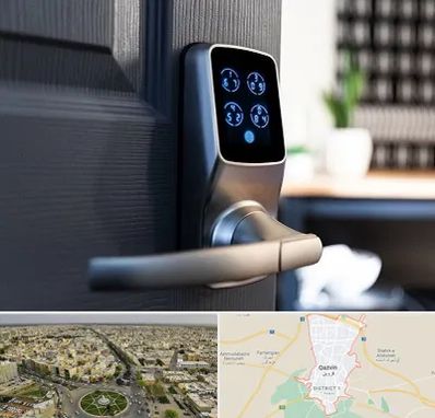 درب برقی در قزوین