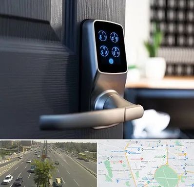 درب برقی در منطقه 17 تهران