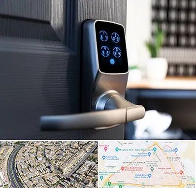 درب برقی در شهرک غرب مشهد