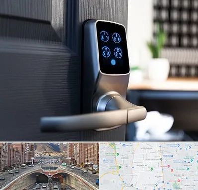 درب برقی در منطقه 10 تهران