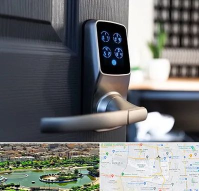 درب برقی در منطقه 9 تهران