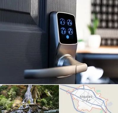 درب برقی در الیگودرز