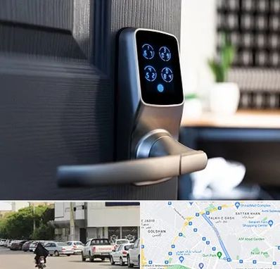 درب برقی در قدوسی شرقی شیراز