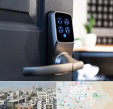 درب برقی در منطقه 14 تهران