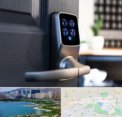 درب برقی در منطقه 22 تهران