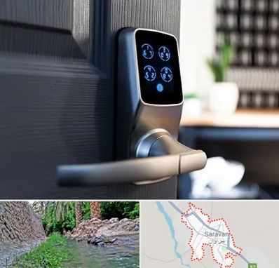 درب برقی در سراوان