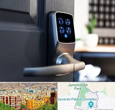 درب برقی در نیاوران 