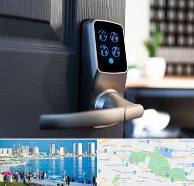 درب برقی در چیتگر 