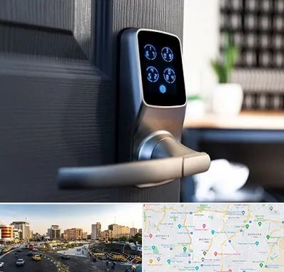 درب برقی در منطقه 7 تهران