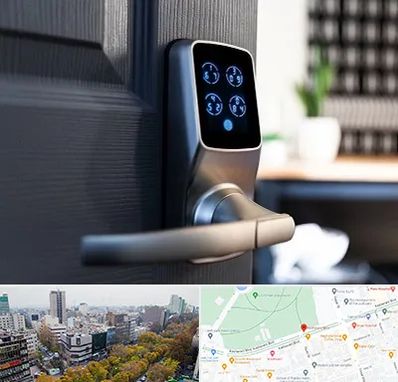 درب برقی در بلوار کشاورز