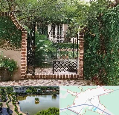 درب حیاط در لنگرود