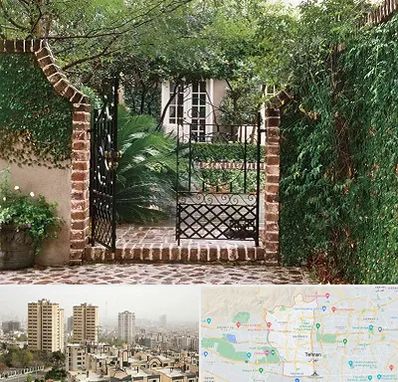 درب حیاط در منطقه 5 تهران