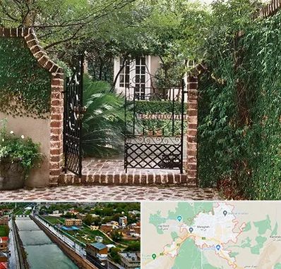 درب حیاط در مراغه