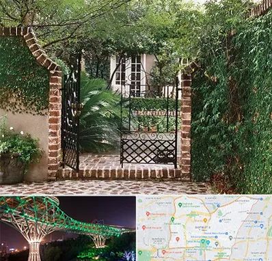 درب حیاط در منطقه 3 تهران