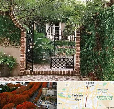 درب حیاط در ولیعصر 